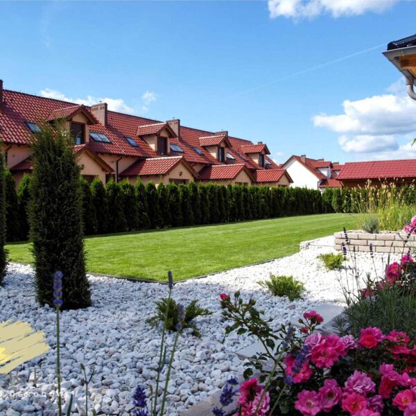 Kolorowy ogród nowoczesny