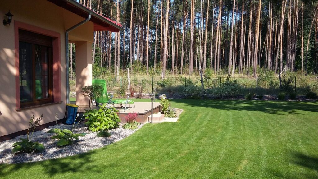 Swobodny ogród leśny